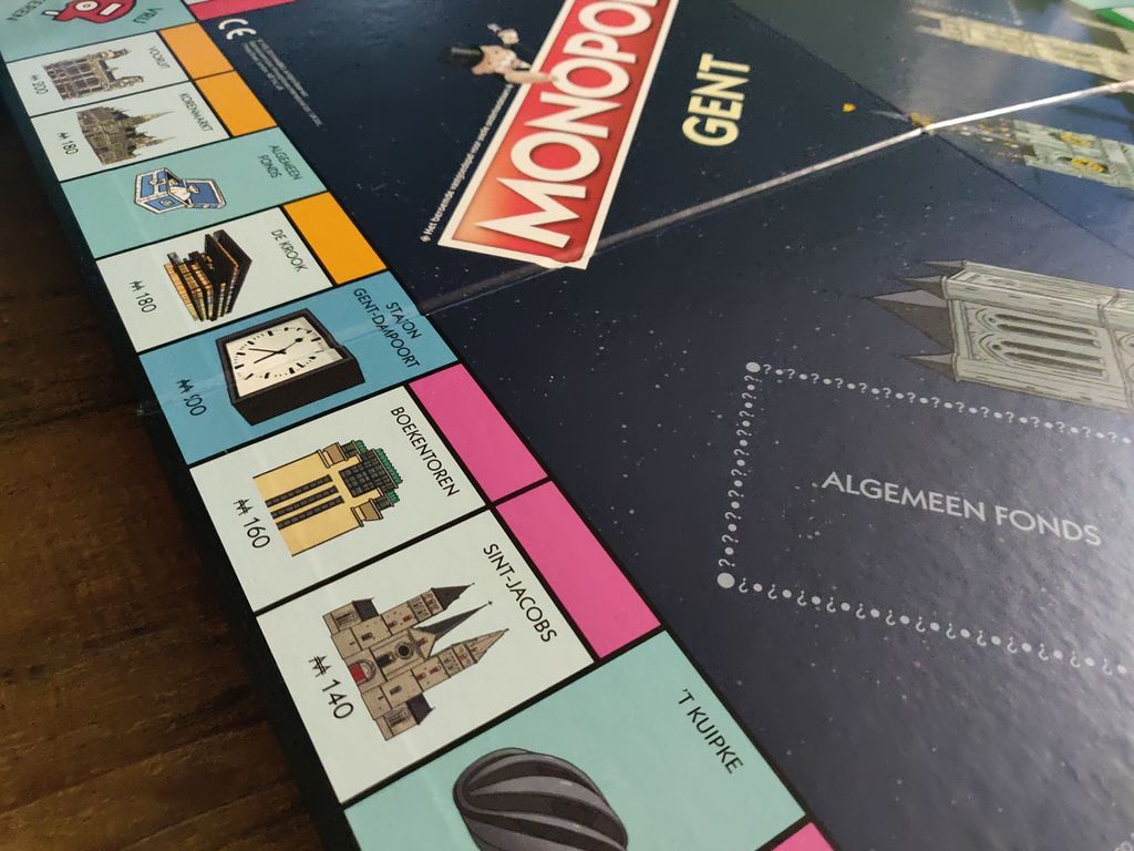 Monopoly: Gent game board