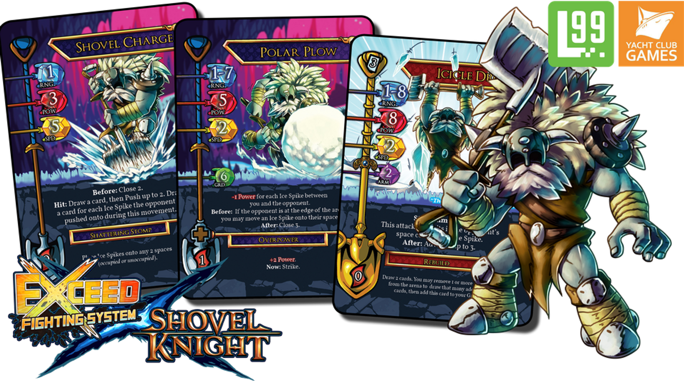 Exceed: Shovel Knight – Shadow Box components