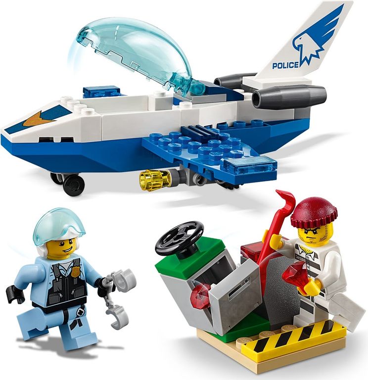 LEGO® City Le jet de patrouille de la police composants