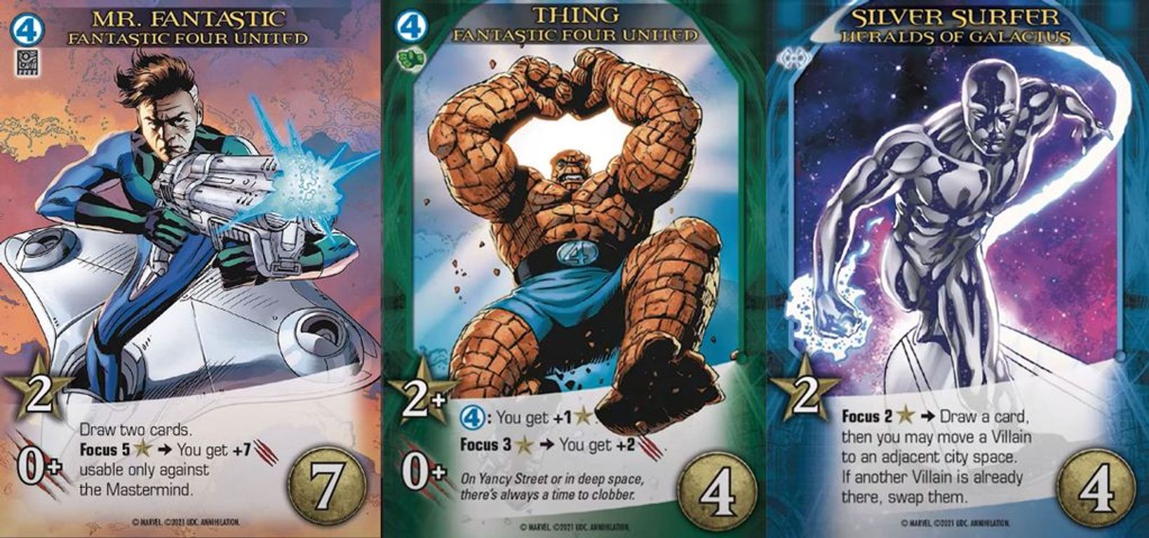 Legendary: A Marvel Deck Building Game – Annihilation cards