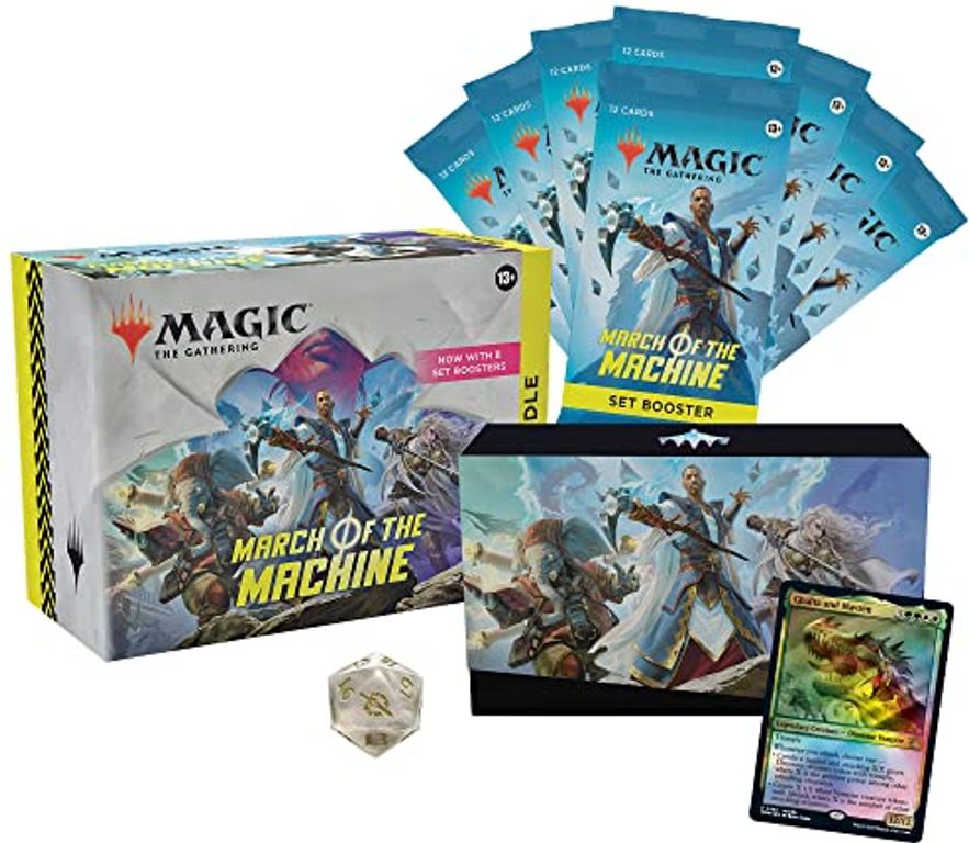 Magic the Gathering: March of the Machine Bundle componenti