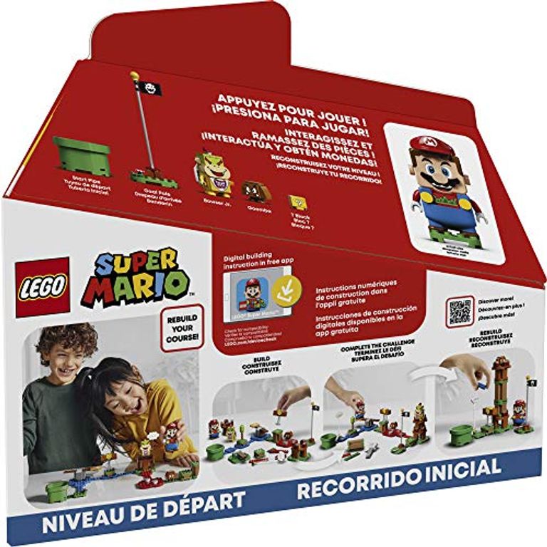 LEGO® Super Mario™ Pack de démarrage Les Aventures de Mario dos de la boîte