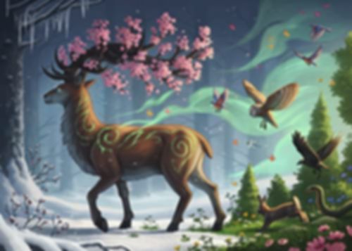 The deer as a harbinger of spring