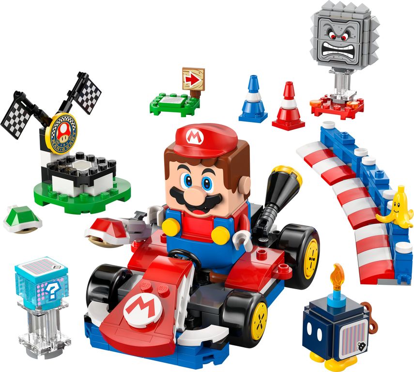 LEGO® Super Mario™ Mario Kart - Interactive LEGO Mario & Standard Kart components
