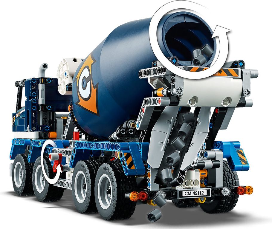 LEGO® Technic Concrete Mixer Truck back side