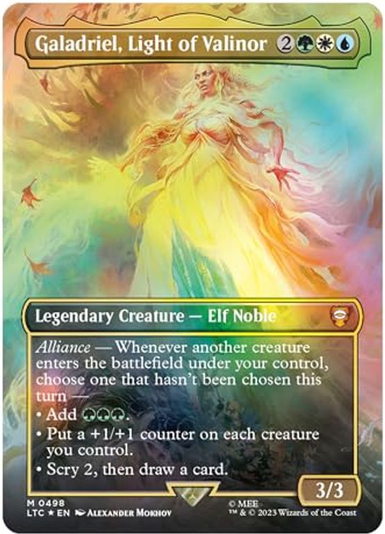 Magic: The Gathering - The Lord of The Rings: Tales of Middle - The Might of Galadriel card