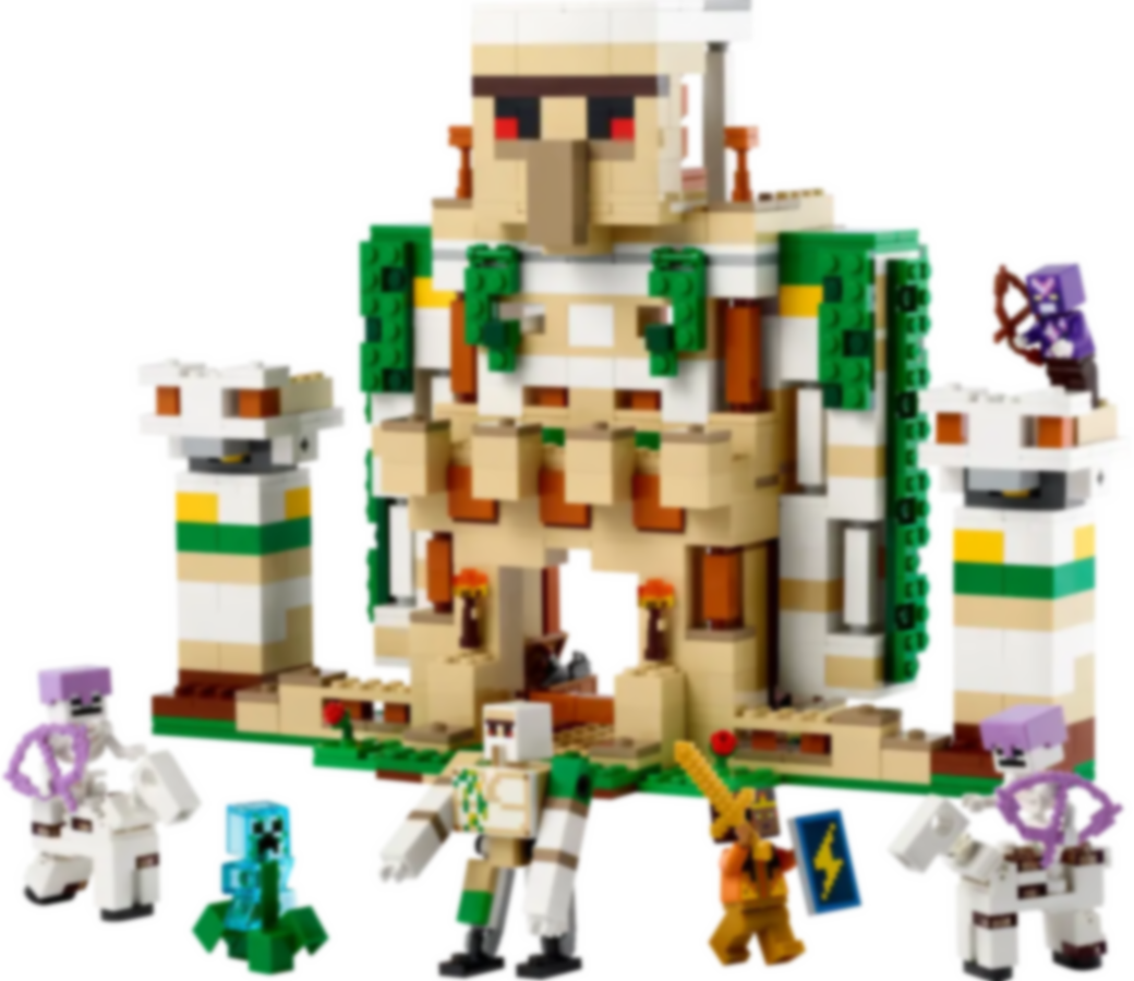 LEGO® Minecraft La Fortezza del Golem di ferro componenti