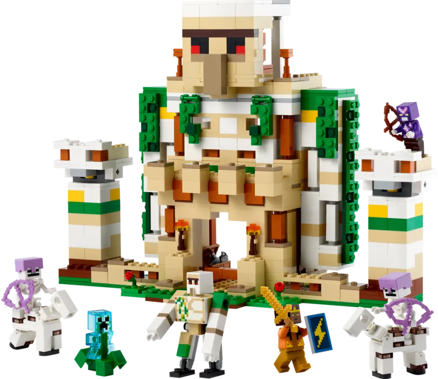 LEGO® Minecraft The Iron Golem Fortress components