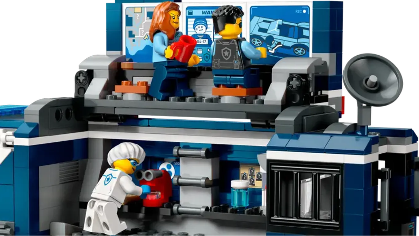 LEGO® City Police Mobile Crime Lab Truck interior