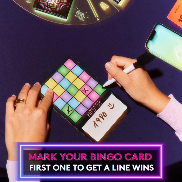 Hitster: Music Bingo card