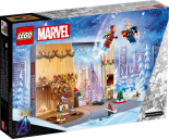 LEGO® Marvel Calendario de Adviento de Los Vengadores parte posterior de la caja