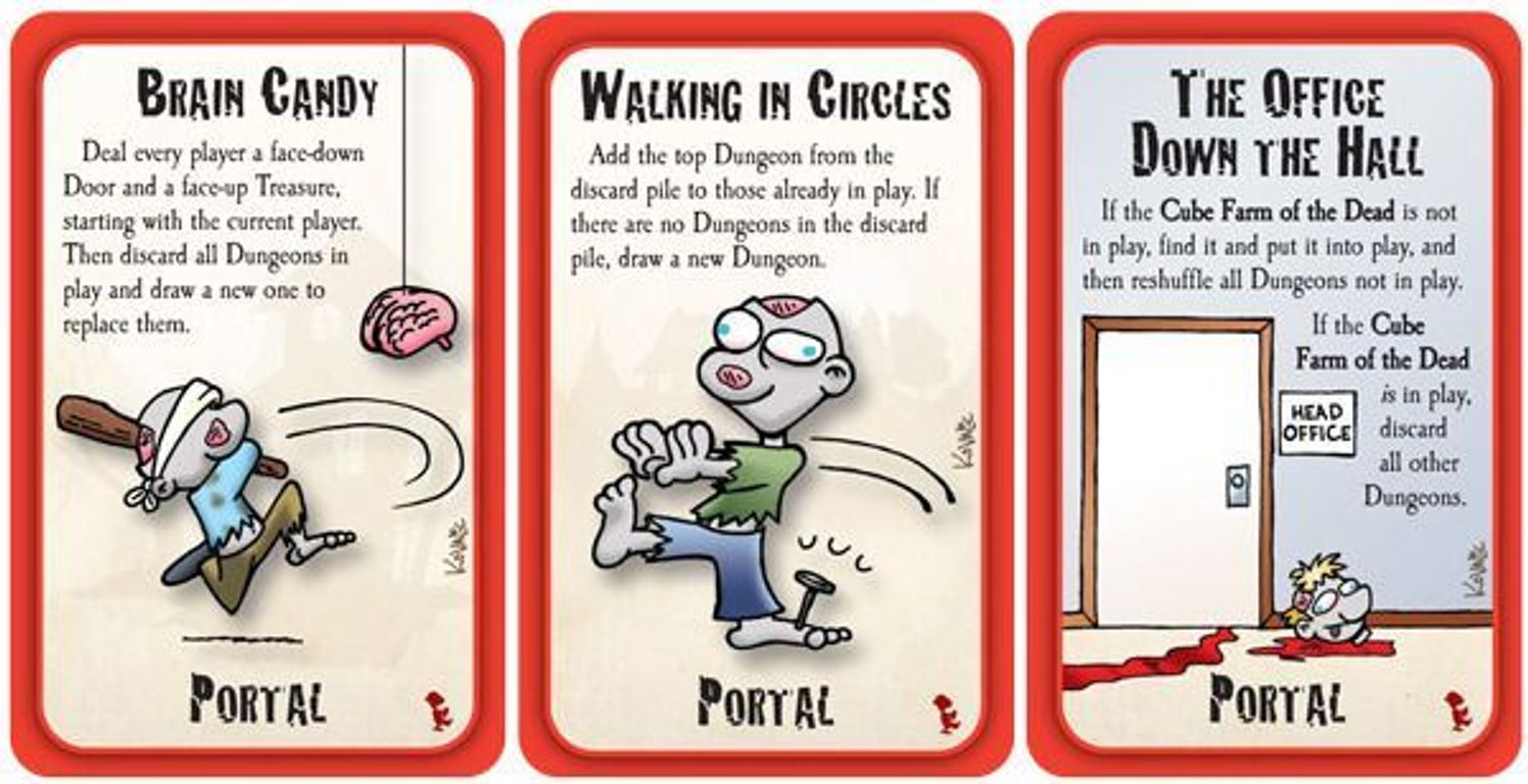 Munchkin Zombies 3: Hideous Hideouts cartes