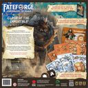 Fateforge: Chronicles of Kaan – Clash of the Immortals parte posterior de la caja