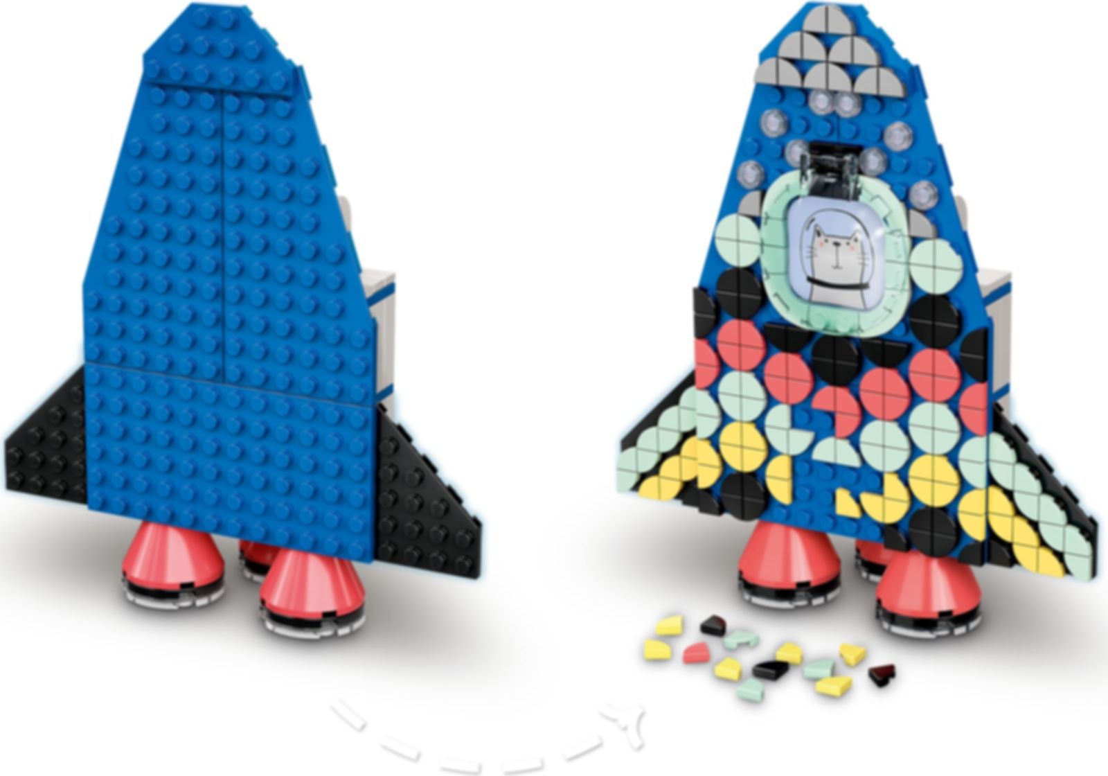 LEGO® DOTS Raketen Stiftehalter komponenten