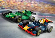 LEGO® City F1 truck met RB20 en AMR24 F1 auto's