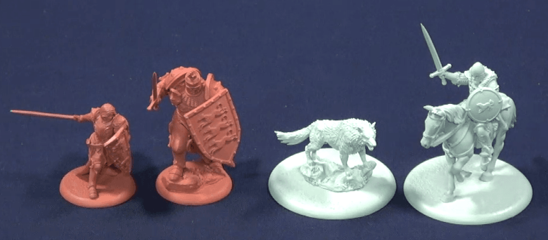 A Song of Ice & Fire: Stark vs Lannister Starter-Set miniatur