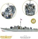 Cruel Seas: British Royal Navy Fleet miniaturas