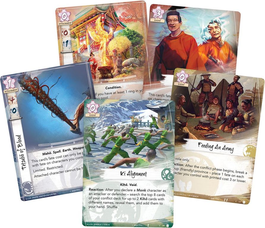 Legend of the Five Rings: The Card Game – A Crimson Offering cartas