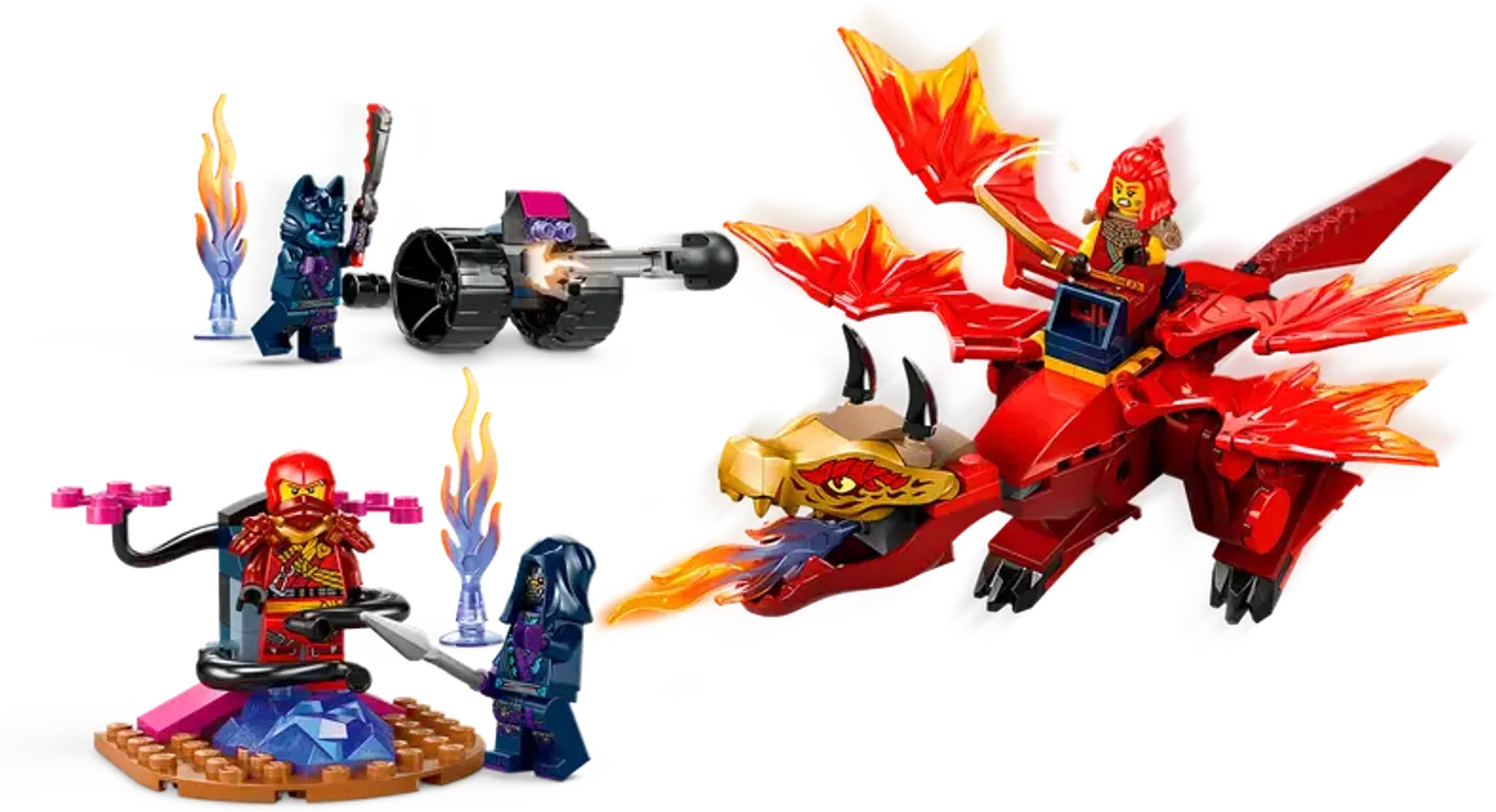 LEGO® Ninjago Kai's Source Dragon Battle components