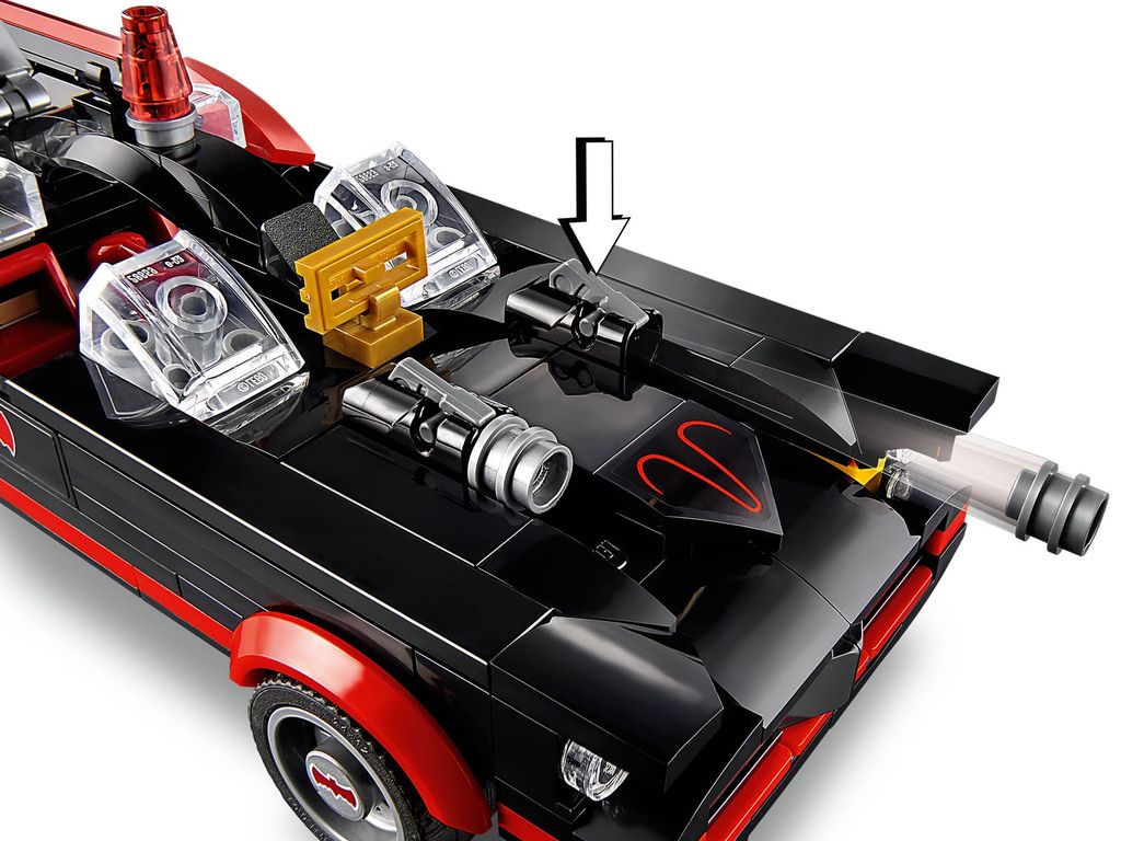 LEGO® DC Superheroes La Batmobile™ de Batman™ - Série TV classique composants