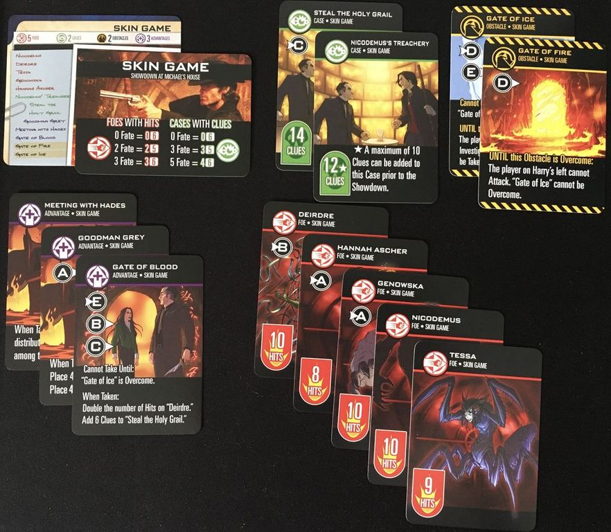 The Dresden Files Cooperative Card Game: Expansion 5 – Winter Schemes carte