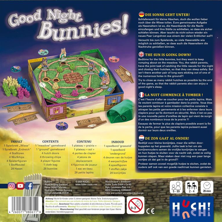 Good Night, Bunnies! back of the box