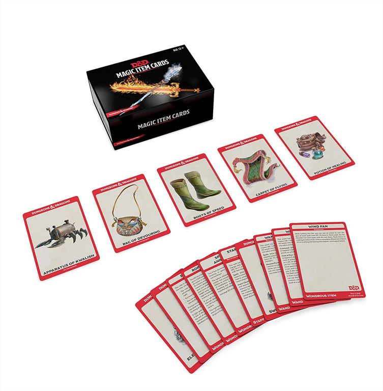 Magic Item Cards kaarten