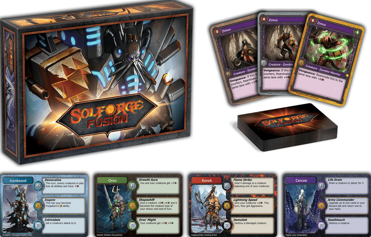 SolForge Fusion cartas