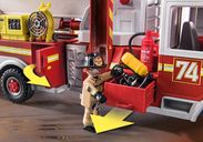 Playmobil® City Action Rescue Vehicles: Fire Engine with Tower Ladder minifigures