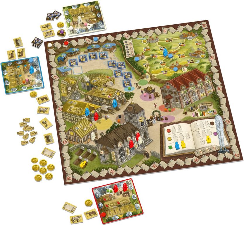 Village: La Vita è un Gioco componenti