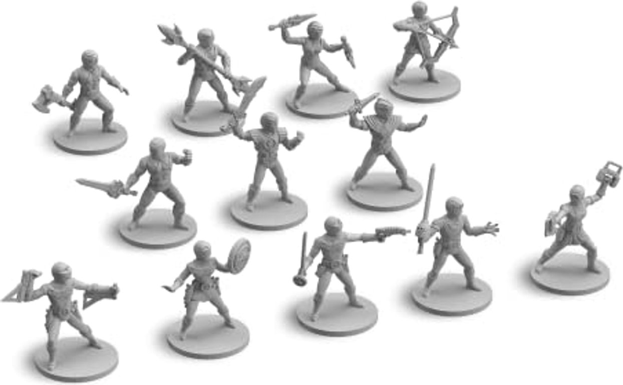 Power Rangers RPG Hero Miniatures Set 1 miniaturen