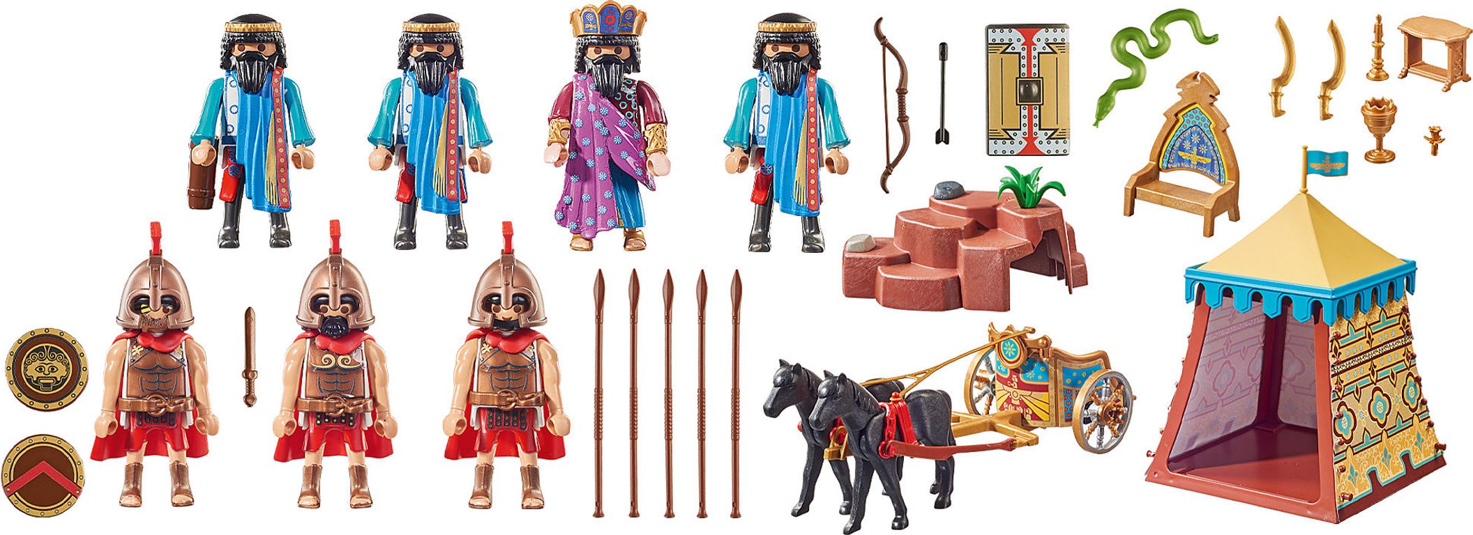 Playmobil® History Leonidas & Xerxes components