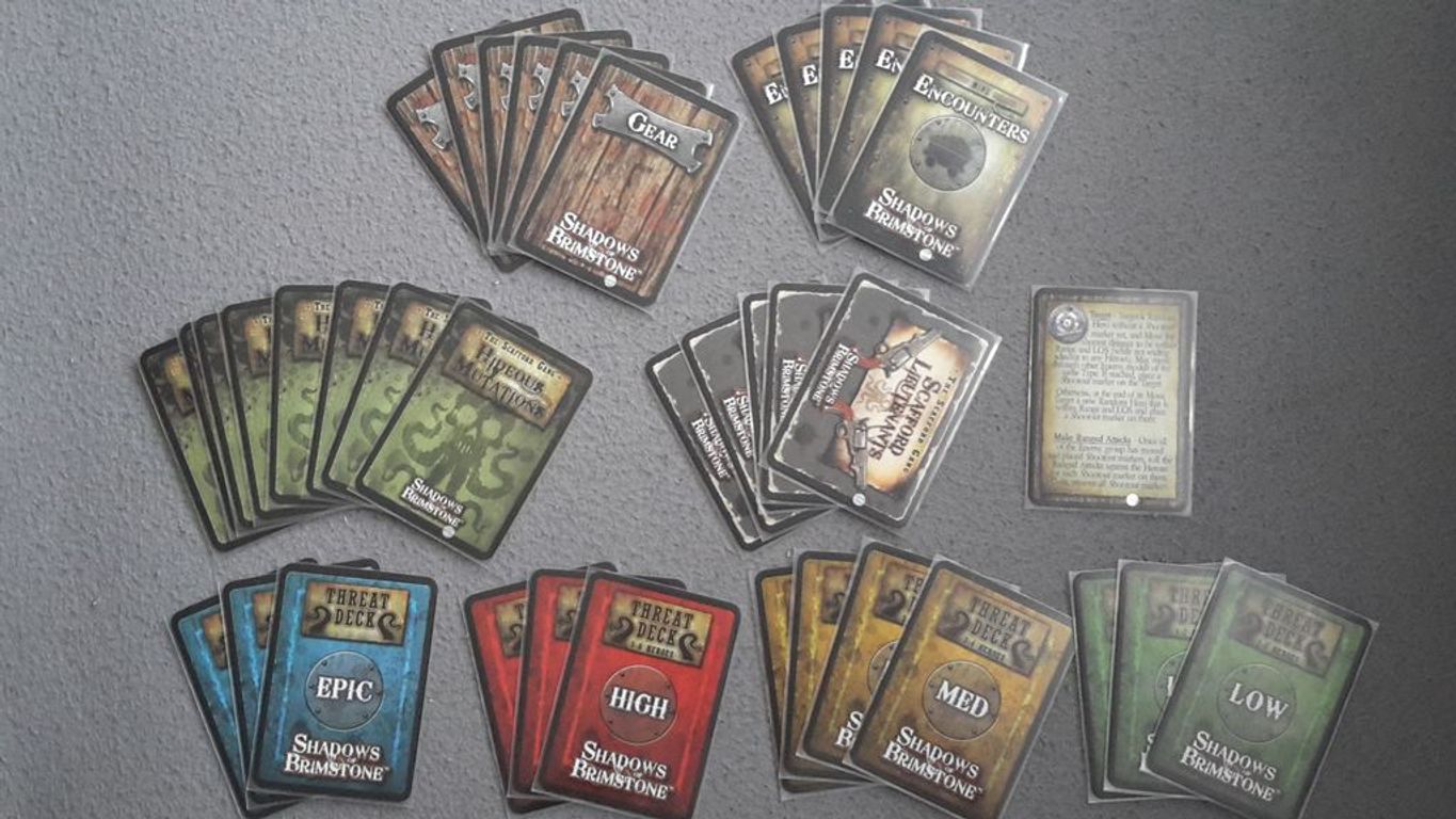 Shadows of Brimstone: The Scafford Gang Deluxe Enemy Pack carte