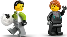 LEGO® City Jet vs. Car minifigures