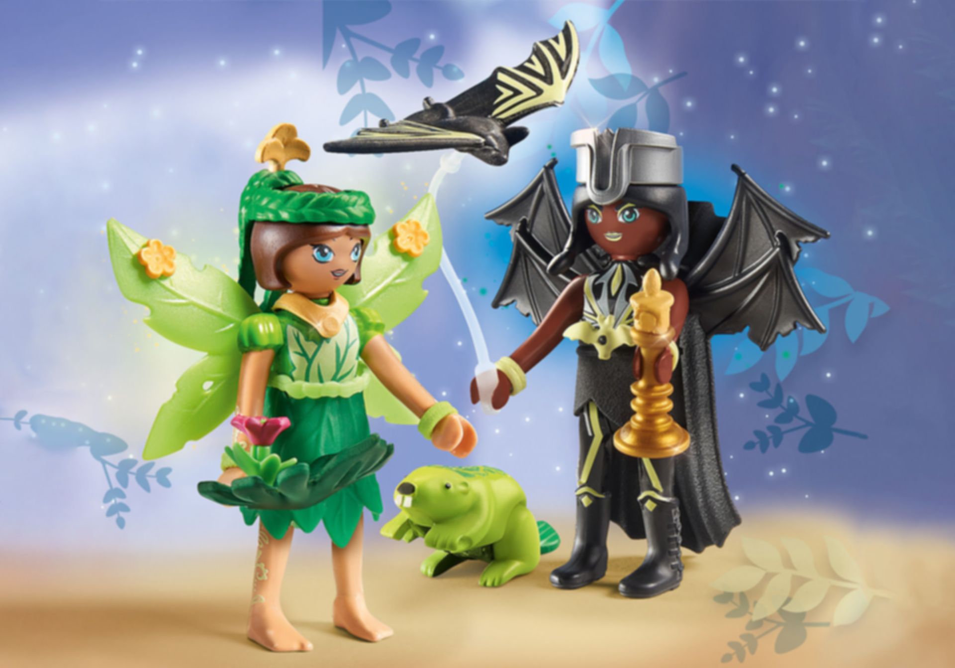 Playmobil® Ayuma Forest Fairy & Bat Fairy met totemdieren