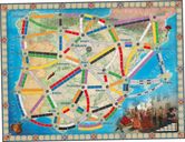 Ticket to Ride Map Collection 8: Iberica & South Korea game board