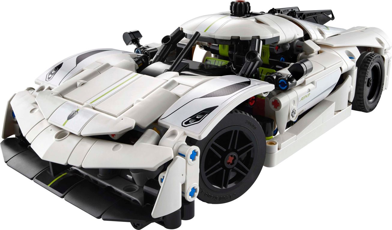 LEGO® Technic Hipercoche Koenigsegg Jesko Absolut Blanco partes