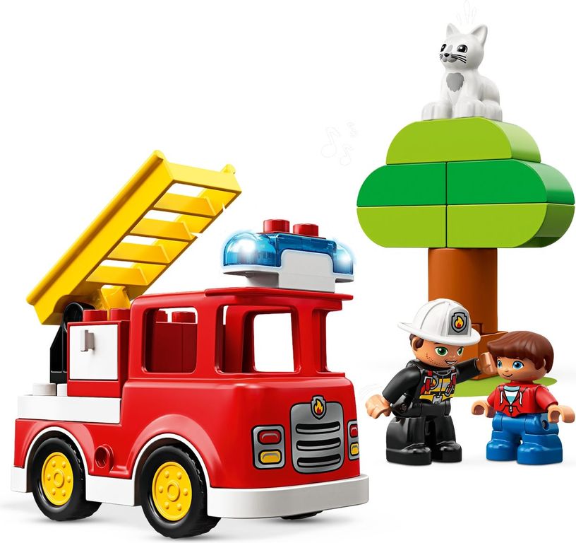 LEGO® DUPLO® Le camion de pompiers composants