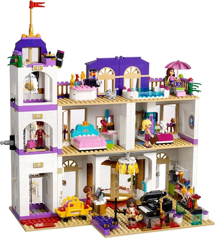 LEGO® Friends Il Grand Hotel di Heartlake lato posteriore