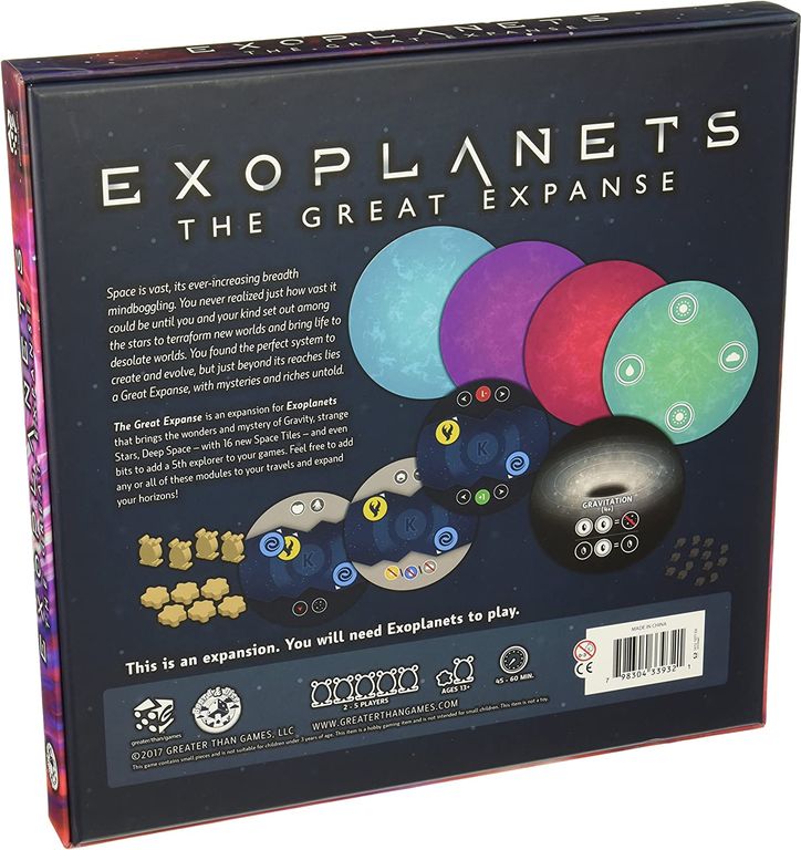 Exoplanets: The Great Expanse rückseite der box