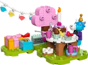 LEGO® Animal Crossing Julian's Birthday Party components