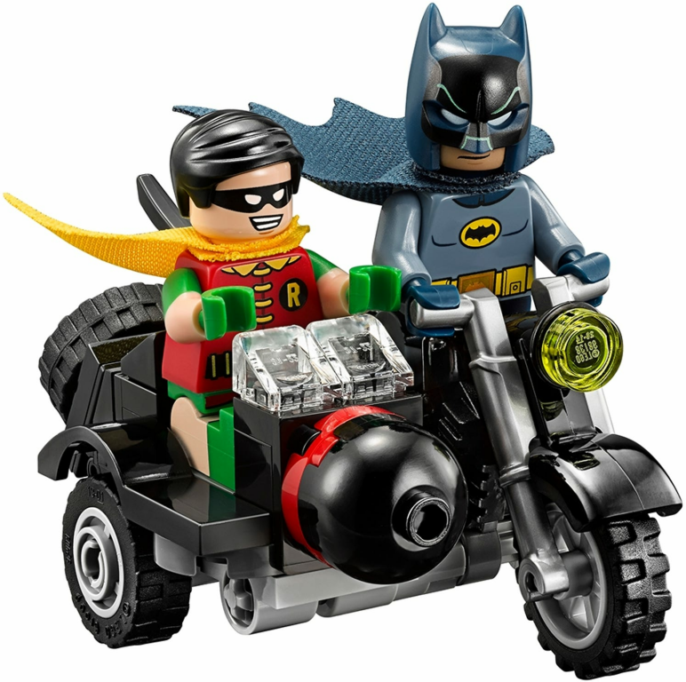 LEGO® DC Superheroes Serie TV Batman™ Classic – Batcaverna componenti