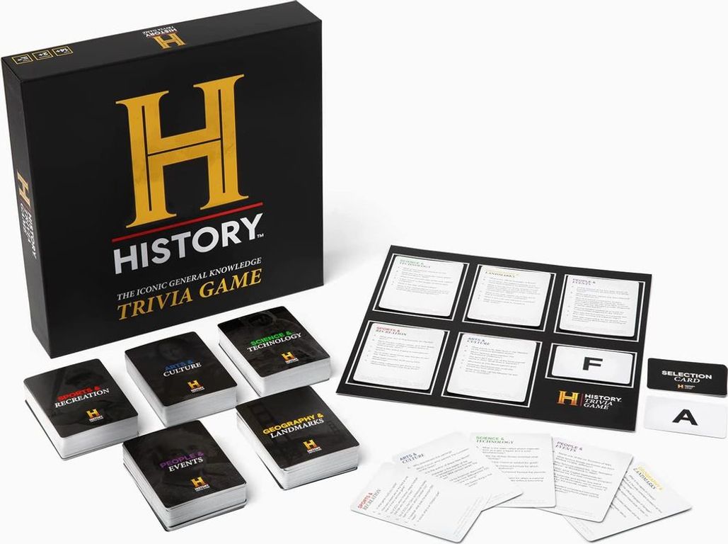 HISTORY Trivia Game komponenten