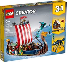 LEGO® Creator Le bateau viking et le serpent de Midgard