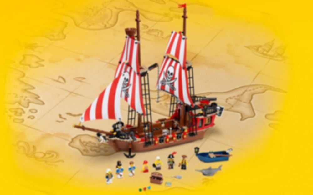 Lego pirate store ship brick bounty