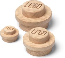 Houten muurhangerset – licht eiken