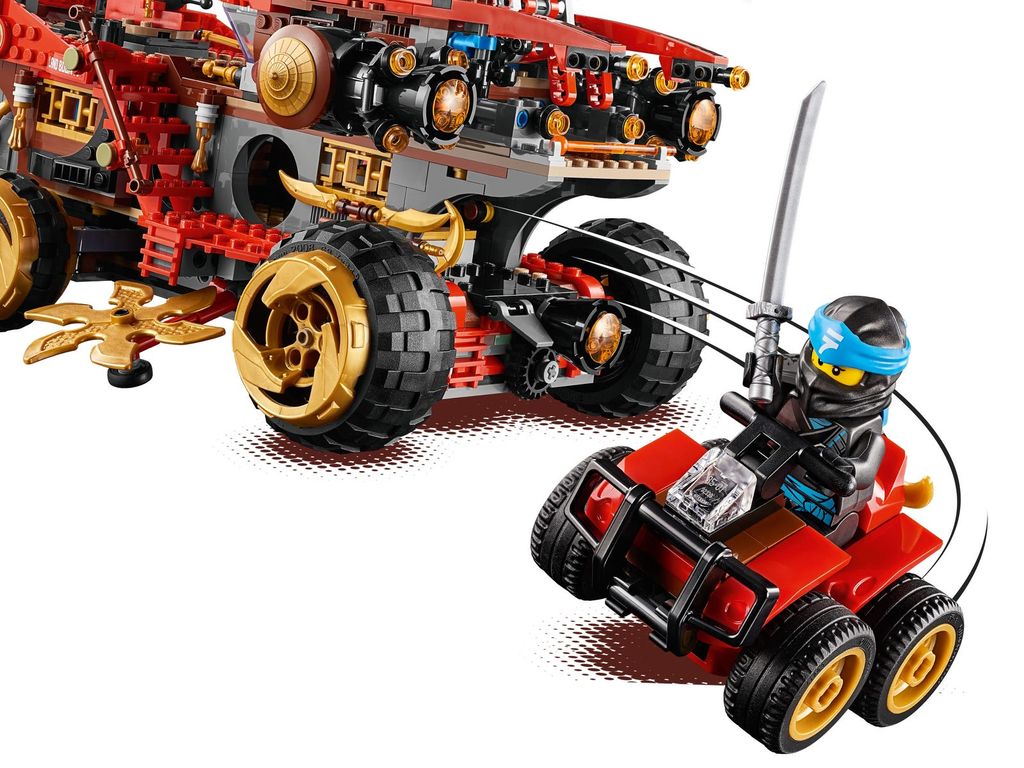 LEGO® Ninjago Navío de Tierra jugabilidad