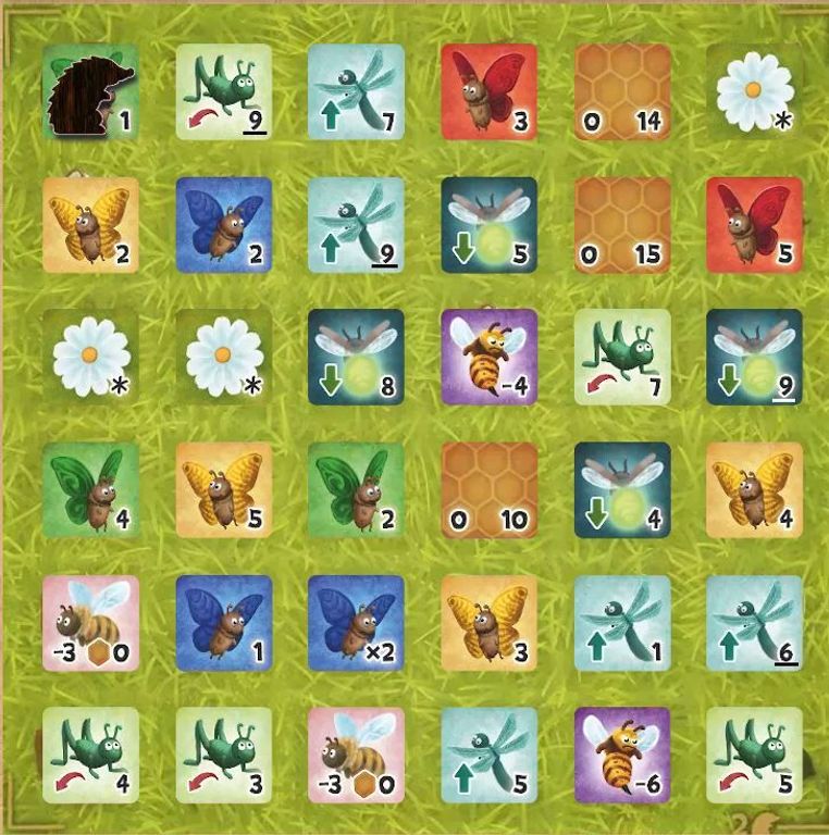 Butterfly game board