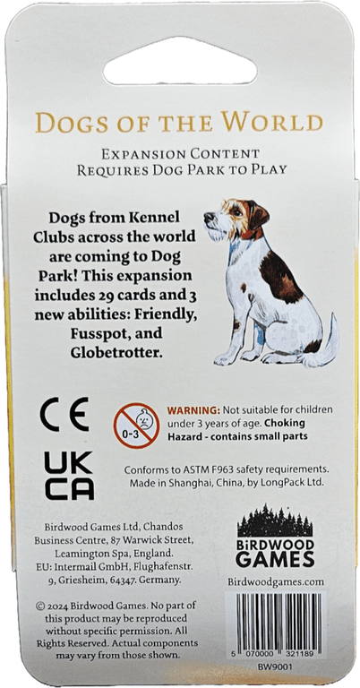 Dog Park: Dogs of the World Expansion Pack torna a scatola