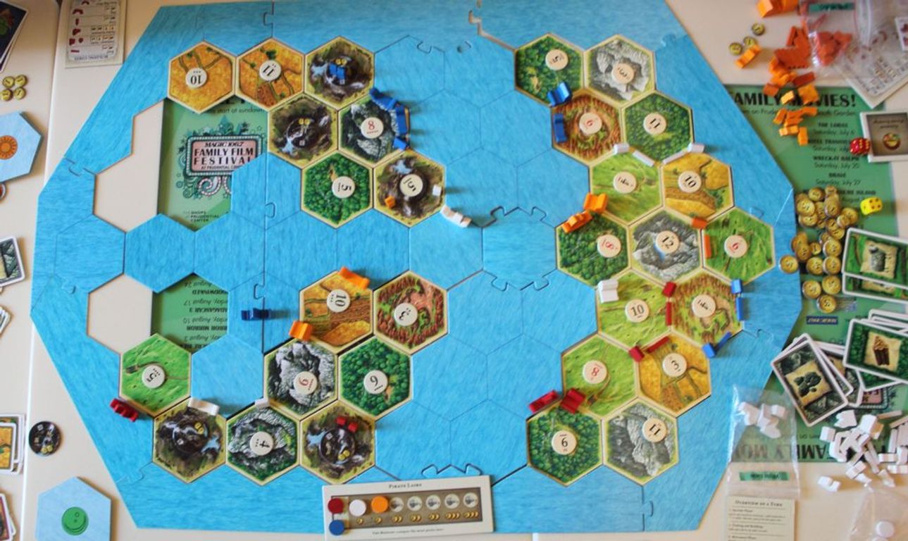 Catan Piratas y Exploradores jugabilidad